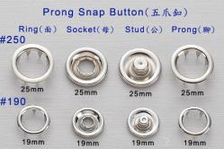  Prong Snap Button 